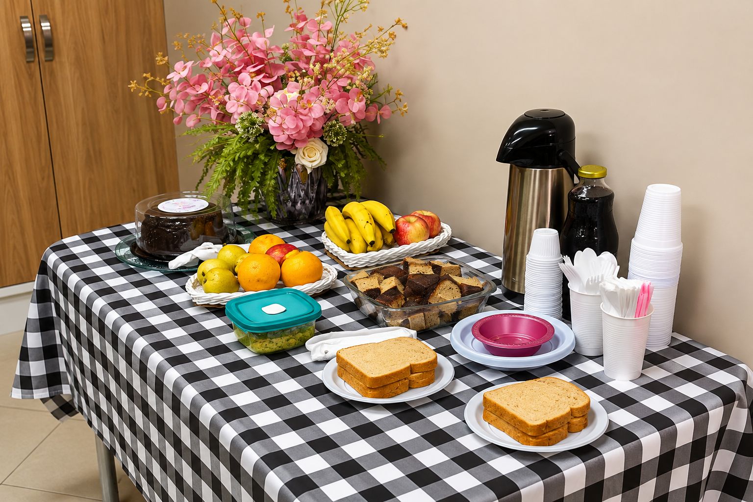 Mesa do café especial